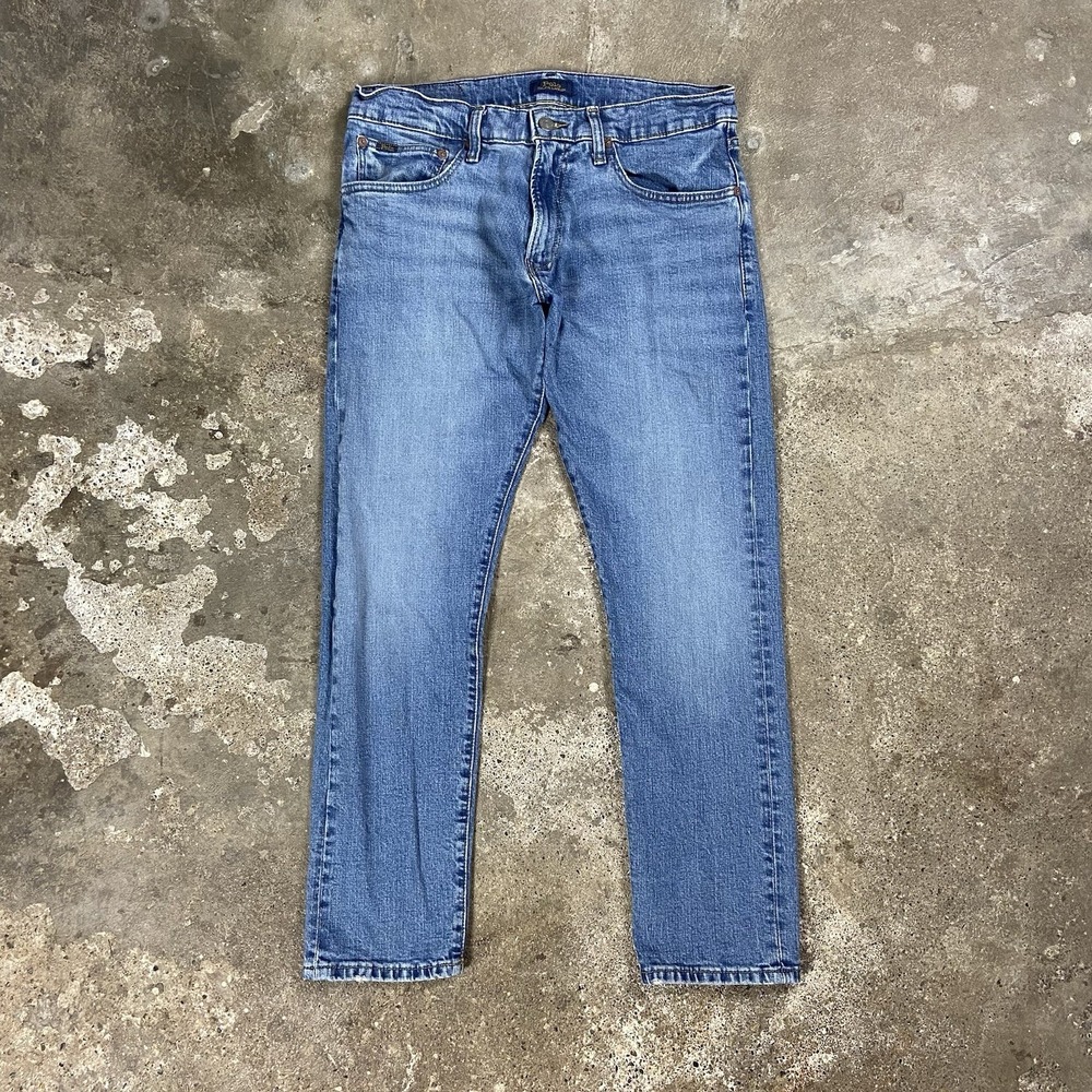 Polo Ralph Lauren Jeans Size‎ 31x30 Blue Denim Medium Wash Straight Fit Casual